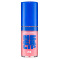 Collection Cosmetics Mega Lip Oil, Moisturising High Shine Lip Oil, Non-Sticky, Fat Applicator, Infused with Squalene and Cloudberry Oils, 5ml, Shade Loyal, Baby Pink