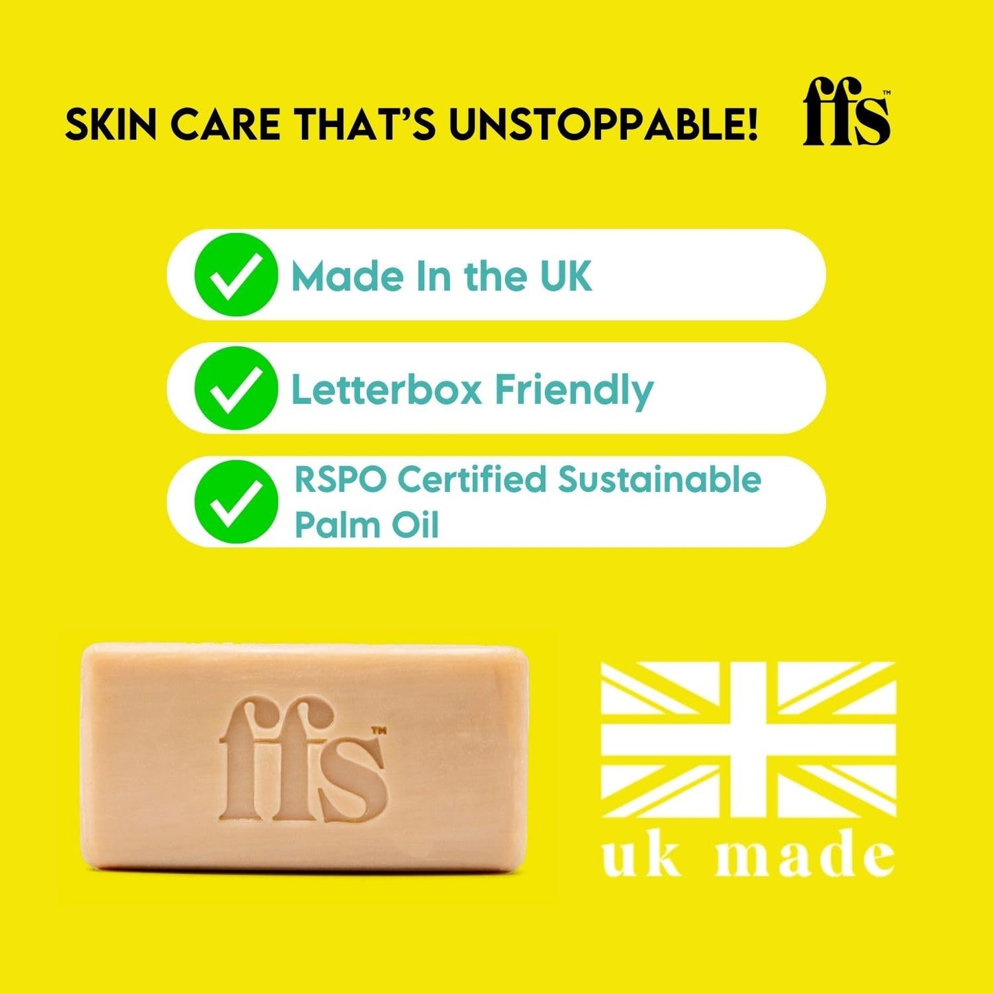 FFS Beauty Illuminate & Rejuvenate: Face and Body Bar With Vitamin C - Soap Bar, Body Soap, Face Soap