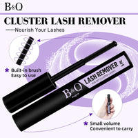 B&Qaugen B&Q Lash Remover 5ml Fast Dissolution Lash Glue Remover Low Irritation Eyelash Remover for Extensions Lash Bond and Seal Remover Eyelash Remover Individual Lashes（Remover 5ML）