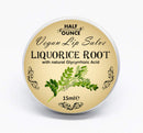 Half Ounce Cosmetics Liquorice Balm, Vegan Lip Salve containing Liquorice (Licorice) Root Extract