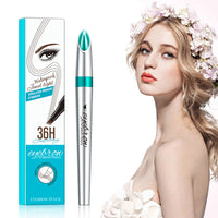 MEITREND Eyebrow Pencil - Waterproof Tattoo Brow Pen With Fork Tip Long-Lasting Brow Tint For Revolution Makeup Rapid Natural Brow for Beginners (#03 RED BROWN)