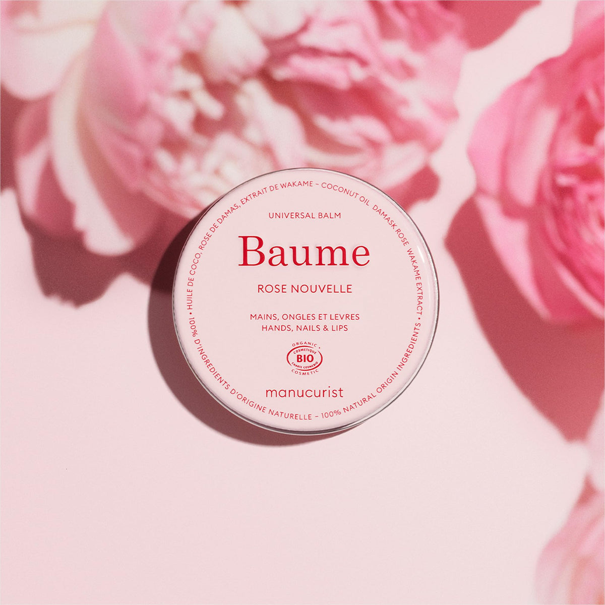 Manucurist MANUCURIST • Natural Nourishing Balm • Cosmos Organic • Multipurpose skincare • Hydrates Lips, Nails and Cuticles • Hand Cream • Made in France • 30g