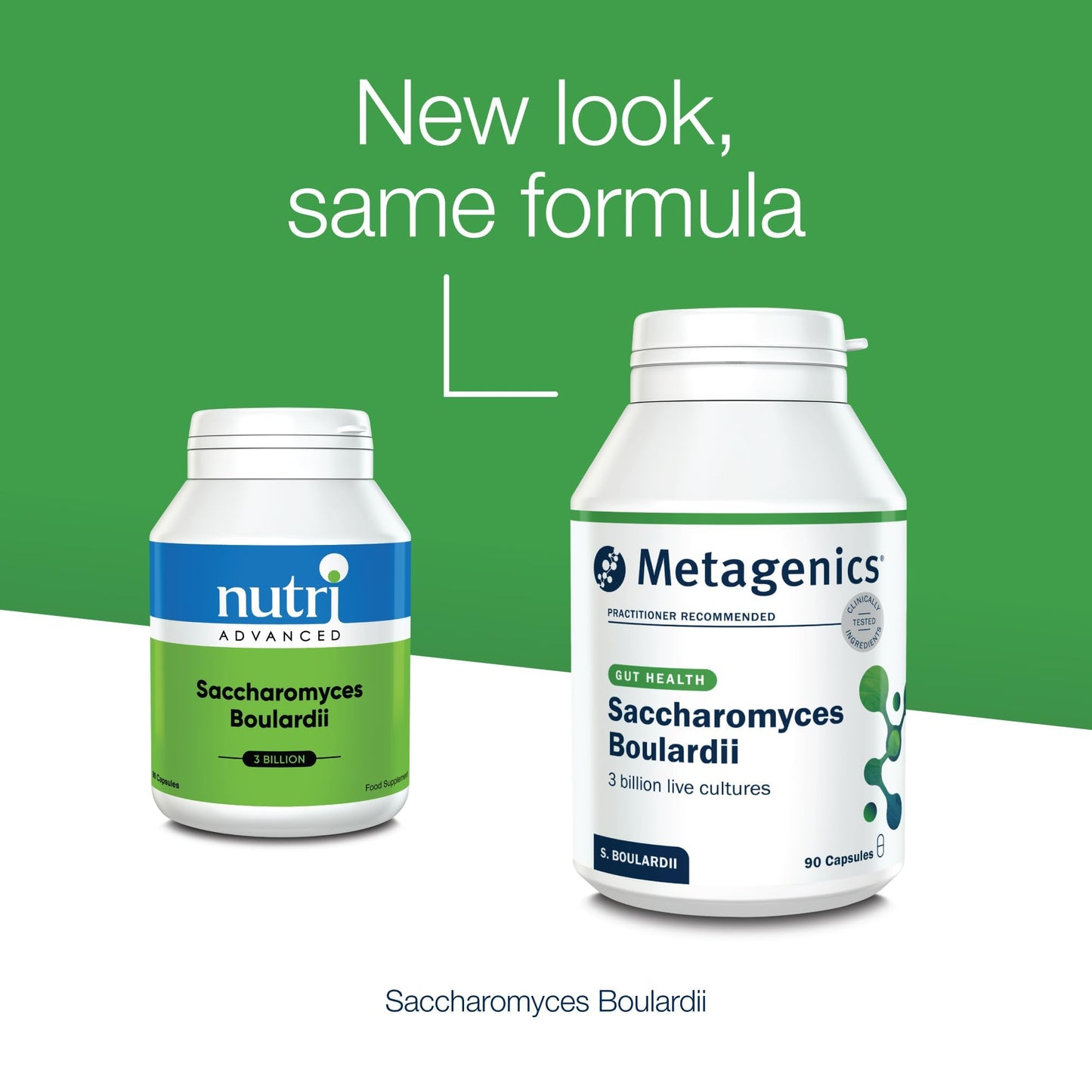 Metagenics - Saccharomyces Boulardii 3 Billion - Travel Gut Support Supplement - No Refrigeration Required - 90 Capsules