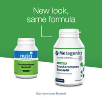 Metagenics - Saccharomyces Boulardii 3 Billion - Travel Gut Support Supplement - No Refrigeration Required - 90 Capsules