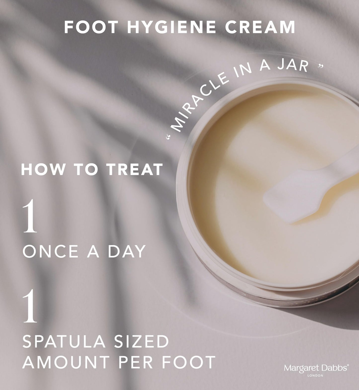 Margaret Dabbs Fabulous Feet Foot Hygiene Cream Overnight Feet Moisturiser Reduces Itchiness and Odour 100g
