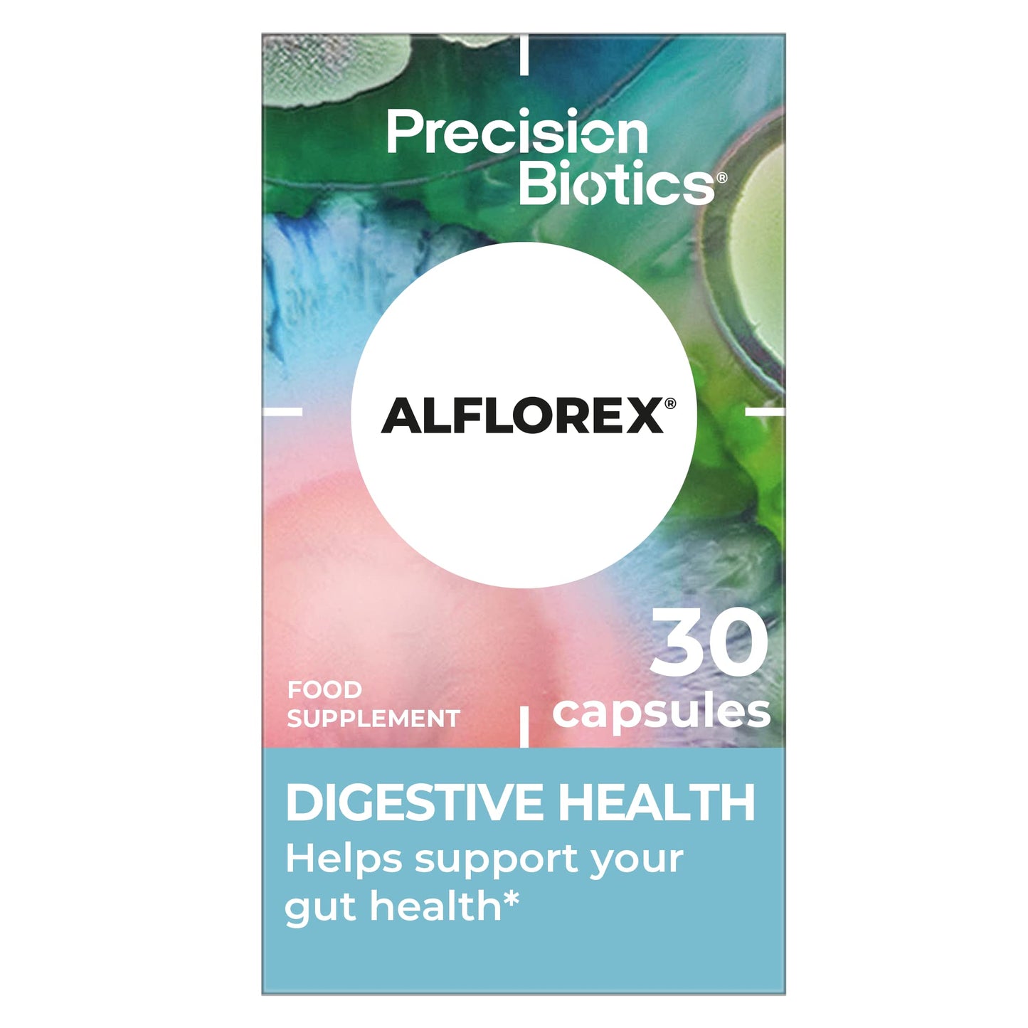 Alflorex Plus Calcium – Daily Gut Health Probiotics - Contains Calcium & Bifidobacterium Longum Bacterial Culture Strain 35624 – No Refrigeration Required - 30 Capsules