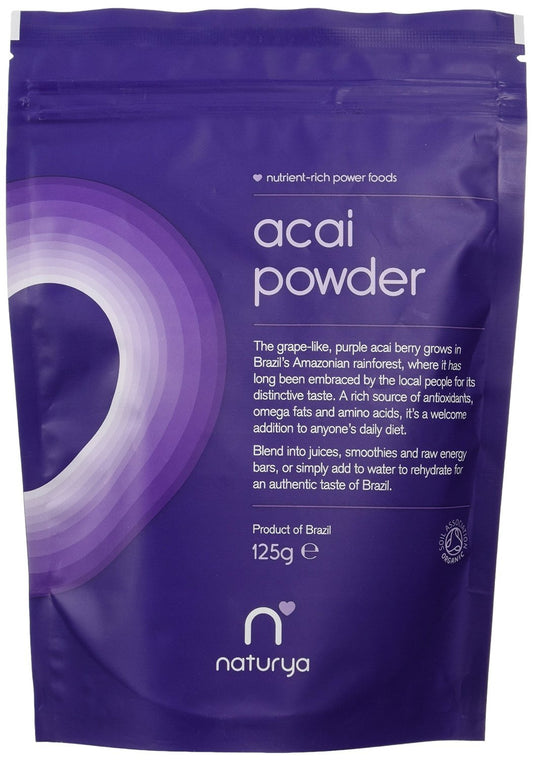 (3 PACK) - Naturya - Org Acai Powder | 125g | 3 PACK BUNDLE by NATURYA
