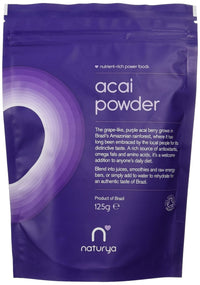 (2 Pack) - Naturya - Org Acai Powder | 125g | 2 PACK BUNDLE