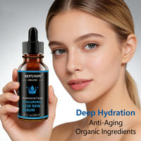 SEFUSON Hyaluronic Acid 5% + Vit E, Best Pure Hyaluronic Acid Moisturiser for Face, Anti Ageing & Anti Wrinkle Moisturiser Hyaluronic Acid Serum, Fine Lines & Sensitive Skin, Improve Age Spots（60ml）