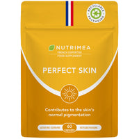 Laboratoires Nutrimea Perfect Skin Capsules - Beta Carotene, Lycopene, Copper and Vitamin E Formula - 60 Vegan Capsules - Gluten Free & GMO-Free - French Expertise - Nutrimea