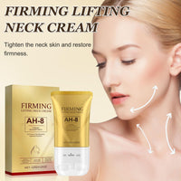 AH-8 Firming Neck Cream, Neck Firming Creams Contain Hexapeptide, Tighten and Lift Neck Cream with Double Roller Massage, Reduces Wrinkles, Fine Lines & Double Chin, Moisturizing and Nourishing