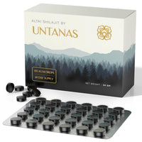 UNTANAS Altai Shilajit Drops - 120 Drops, 400mg Serving - Pure Shilajit Resin - Shilajit Tablets W/85+ Trace Minerals, Fulvic Acid