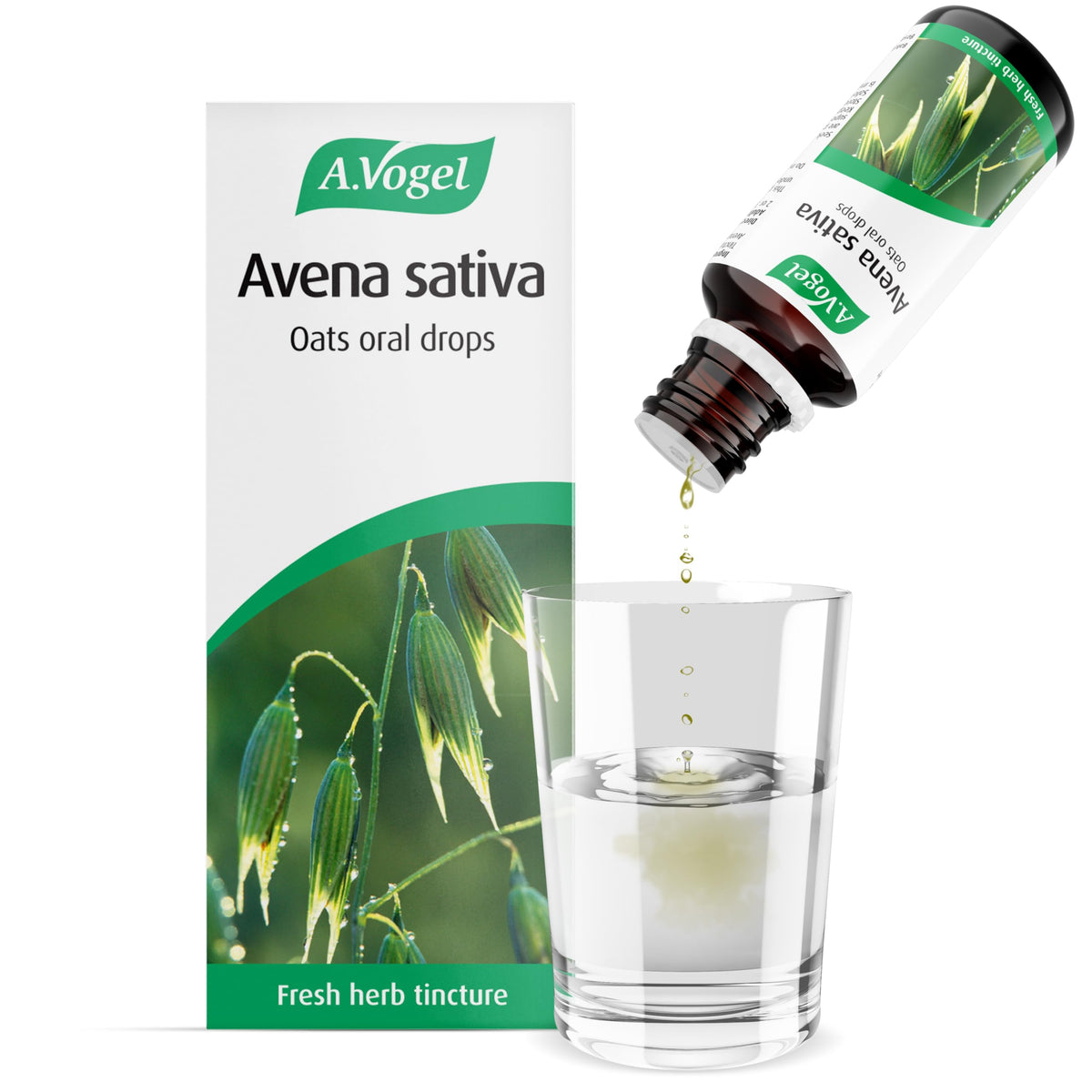 A.Vogel Avena Sativa Oat Drops | Food Supplement | Organically Grown Fresh Avena Sativa | Suitable for Vegans | 50ml