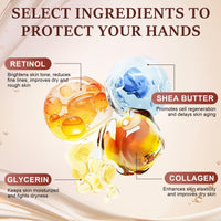 Allony Retinol Hand Cream, Retinol Hand Cream Anti Aging, Anti Aging hand cream, Firming Anti-Aging Hand Lotion, Care & Protects Skin, Nails & Cuticles, Handcream for Very Dry Hands