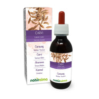 Caraway (Carum carvi) Fruits Alcohol-Free Mother Tincture Naturalma - Liquid Extract Drops 120 ml - Food Supplement - Vegan