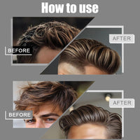 AuraAnge Volume Powder for Men, Texture Powder - Hair Styling Dust for Instant Texture & Volume, Leave-in Powdered Formula for Fluffy Hair - Men's Tress Dust Styling, 40g / 1.41oz