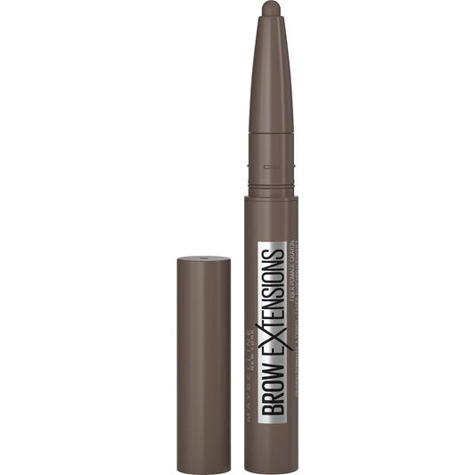 Maybelline New York Brow Extensions Eyebrow Pomade Crayon Defining Eyebrow, 06 Deep Brown