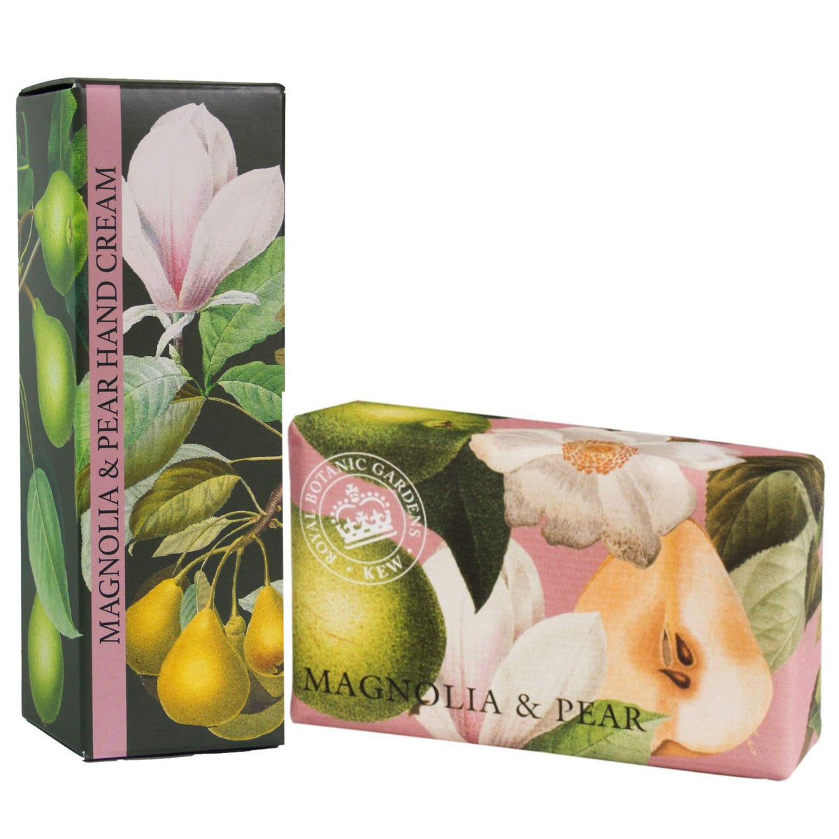 Kew Royal Botanic Gardens Royal Botanic Gardens KEW Hand Cream & Shea Butter Set - Magnolia & Pear