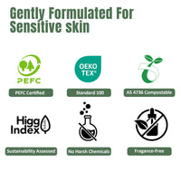 ourmed life Ourmed Life Disposable Face Towel | Lint-Free Biodegradable Clean Towels | Dry Makeup Remover Wipes | Super Soft & Thick for Sensitive Skin | 10-Inch X 12-Inch XL Size |Dot Pattern, 50 Count