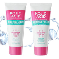 Generic Brightening Cream for Underarm & Body – with Kojic Acid & Glycolic Acid – Lightweight Moisturizing Cream for Face, Elbows, Knees, Inner Thigh Bikini Line (2pcs)