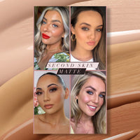 SCULPTED by Aimee Connolly Second Skin Mineral Matte Liquid Foundation from Sculpted by Aimee (Light Beige 3.9) - Medium Coverage Foundation with SPF 50, 32ml Cruelty-Free, Vegan