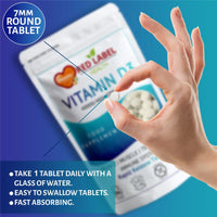 Red Label Health Vitamin D3 4000 IU 300 Tablets, Maximum Strength Vitamin D3 Supplement, Easy to Swallow Vitamin D3 Tablets - Made in The UK