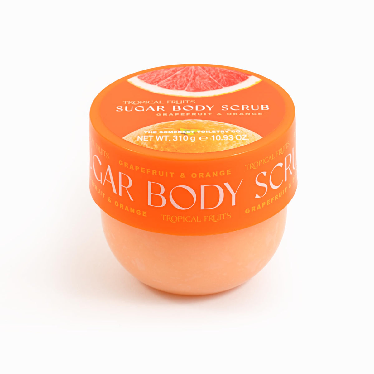 THE SOMERSET TOILETRY COMPANY LIMITED Tropical Fruits Gentle Exfoliating Sugar Body Scrub Grapefruit and Orange 310g