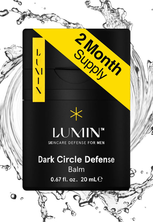 Lumin - Men's Dark Circle Defense Balm - Anti-Aging Korean Formulated Eye Cream Treatment for dark circles, fine lines, & wrinkles, Suitable for all skin types, Daily Use, 20ml, 1-Pack