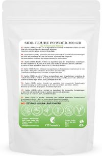 ETC Cosmetic`s SIDR (JUJUBE) POWDER 100/200/300 gr - A natural cleanser plant powder | Suitable for all hair types, including thin, weak and damaged hair | 100% Natural (300 Gr)