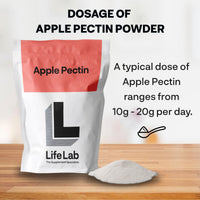 Blackburn Distributions LifeLab Supplements Apple Pectin Powder, 100g - High Fiber Source, Digestive Support, Immune Boost - May Helps to Nourish Your Body Naturally