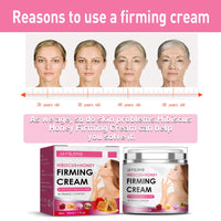 Hibiscus and Honey Firming Cream, Skin Tightening Cream for Face & Body, Neck Firming Cream, Double Chin Reducer, Natural Ingredients Anti-wrinkle Facial Moisturizer 50ml