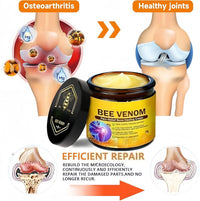 SinceReal Bee-Venom-Cream for Arthritis, Bee-Venom for Muscle and Joint Recovery, for Back, Neck, Hands, Knee
