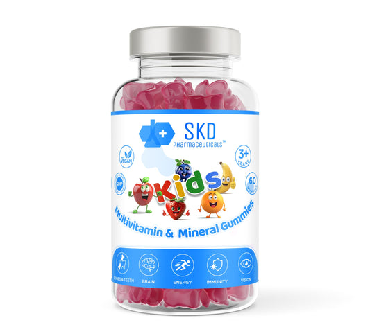 SKD Pharmaceuticals Kids Multivitamins & Mineral Gummies | UK GMP Manufactured (60)