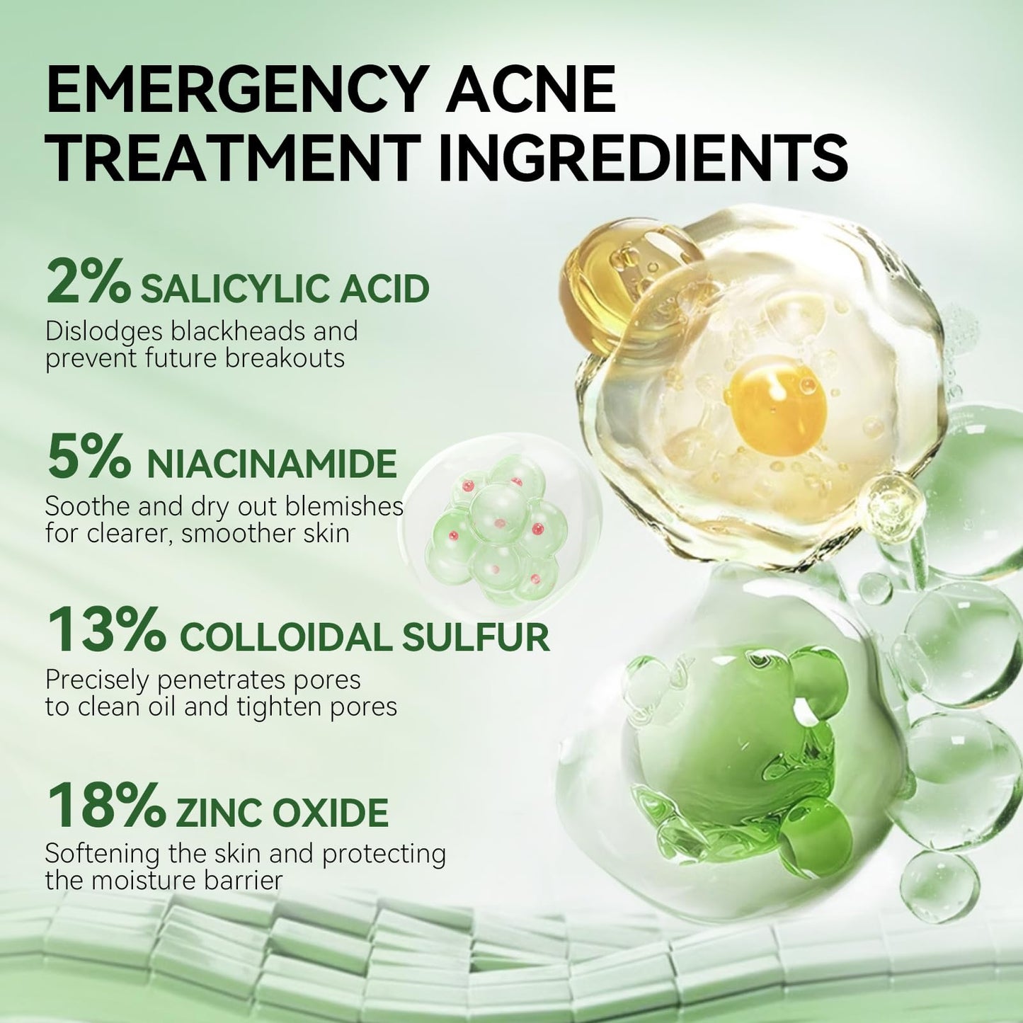 LANBENA Precision Acne Spot Serum, Acne Drying Lotion, Overnight Acne Treatment For Face, Dry Out Pimples, Blemishes, Zits And Clean Pores, 0.42 Fl Oz (Pack of 1)