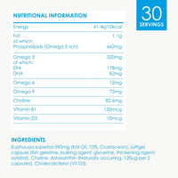 Cleanmarine Krill Oil – Packed with EPA & DHA – Omega 3 with Added Astaxanthin and Choline – Vitamin D – Heart, Eye & Brain Health – Joint & Immune Support - 120 Capsules - Multipack