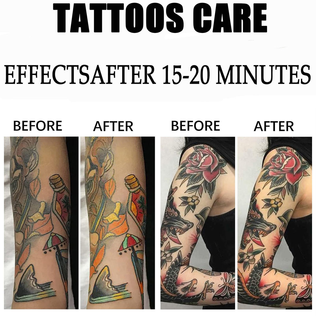 EHIOG Tattoo Balm & Aftercare Cream 75g (2.6oz) – Natural Tattoo Healing Ointment for New & Old Tattoos, Color Enhancement & Moisturizing Lotion
