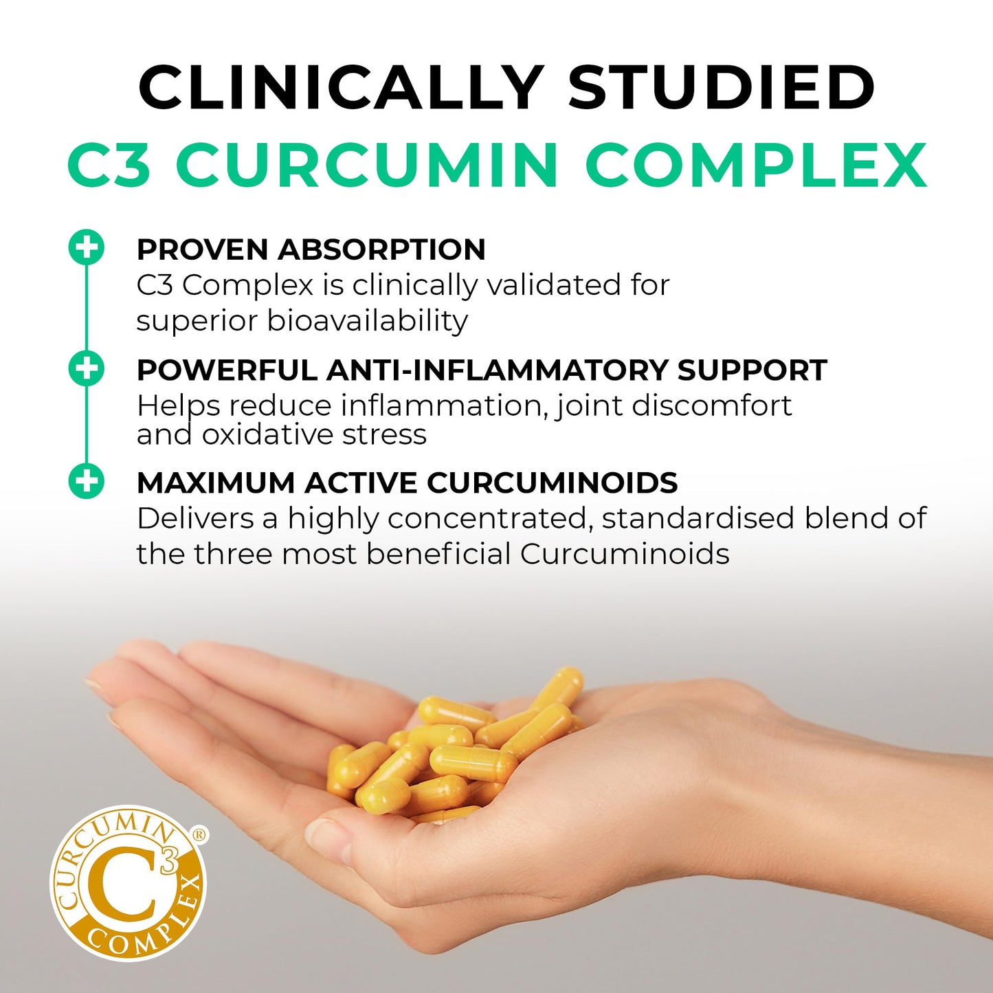 LOVE LIFE SUPPLEMENTS Curcumin 95 Advanced, 60 Capsules, High Strength Curcumin (The Active Component of Turmeric) with 95% Curcuminoids + BioPerine® (Black Pepper Extract), Vitamin D, Tomato and Ginger Root, GMP Approved