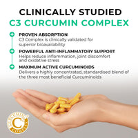 LOVE LIFE SUPPLEMENTS Curcumin 95 Advanced, 60 Capsules, High Strength Curcumin (The Active Component of Turmeric) with 95% Curcuminoids + BioPerine® (Black Pepper Extract), Vitamin D, Tomato and Ginger Root, GMP Approved