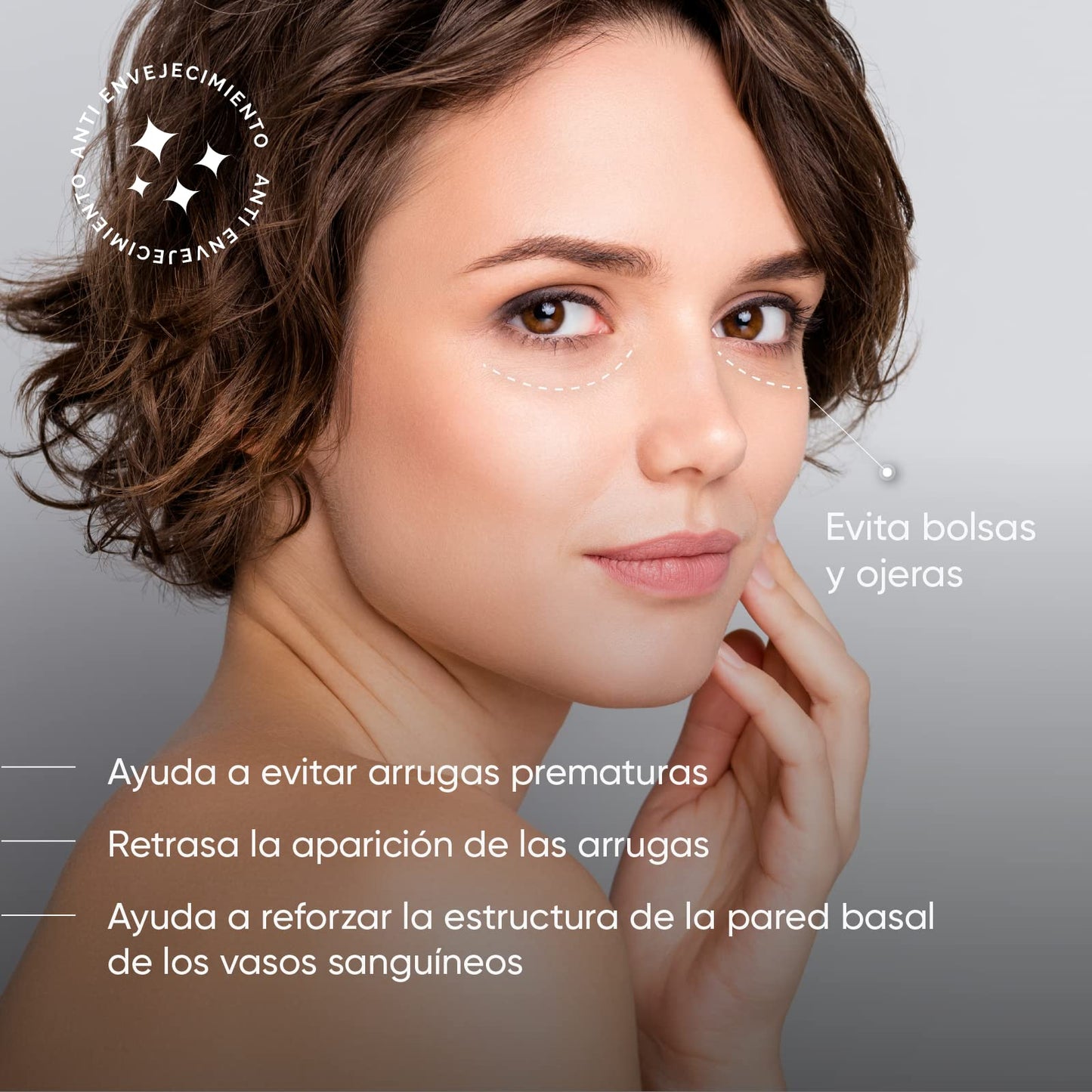 SODERMOL Eye contour anti-wrinkle anti-ageing bags/For men and women Guaranteed results 100% guaranteed with Gatuline Expression Vitamin B ·