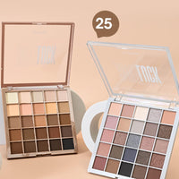 GEEWHILE Nude Eyeshadow Palette, 25 Full Matte Nude Brown Eye Shadow Pallets for Women, Highly Pigmented Brown Tones Eyeshadow Make Up Palettes Long Lasting Waterproof Taupe Pink Brown Eye Pallet