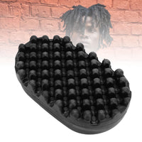 Luqeeg Curling Twisted Hair Brush, Twist Curl Comb, Two Sided Use Hair Wave Tool Washable Rubber Styling Tool Foam Wave Sponge Big and Small Holes for Home and Salon Use