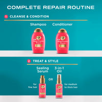 OGX Bond Protein Repair Shampoo, 385 ml