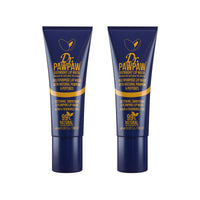 Dr. PAWPAW ORIGINAL BALM Dr.PAWPAW Overnight Lip Mask 2 x 10ml, Multi Purpose Natural Pawpaw Balm with Peptides, Fragrance Free Vegan Lip Treatment to Smooth Dry Cracked Lips Overnight