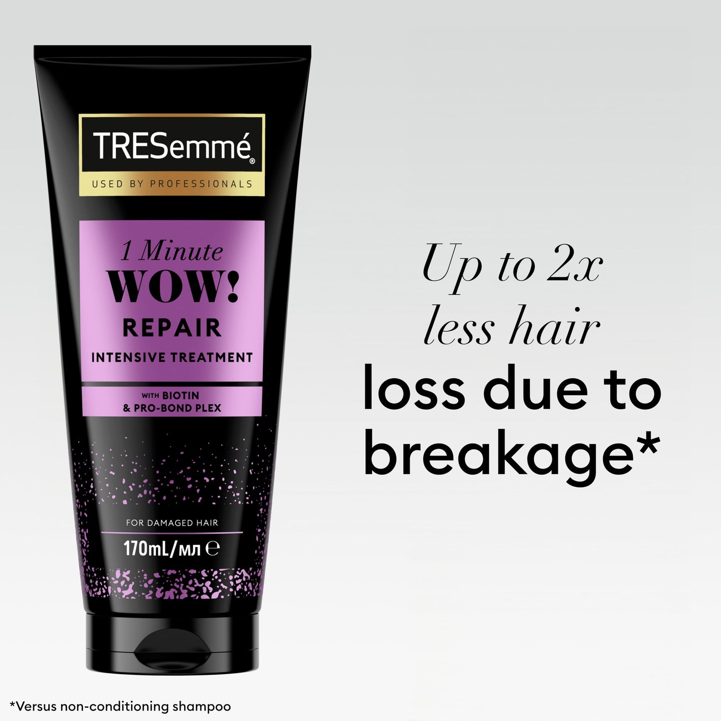 TRESemmé 1 Minute WOW Repair Intensive Hair Treatment with Biotin & Pro-Bond Complex for damaged hair 170 ml