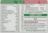 Vitabiotics Pregnacare Plus Omega 3, 56 Tablets
