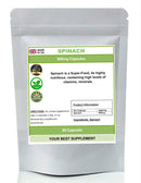 Your Best Supplement Spinach 800mg Capsules 100% Pure High Strength Super-Food(NoFiller No Additive) (60)