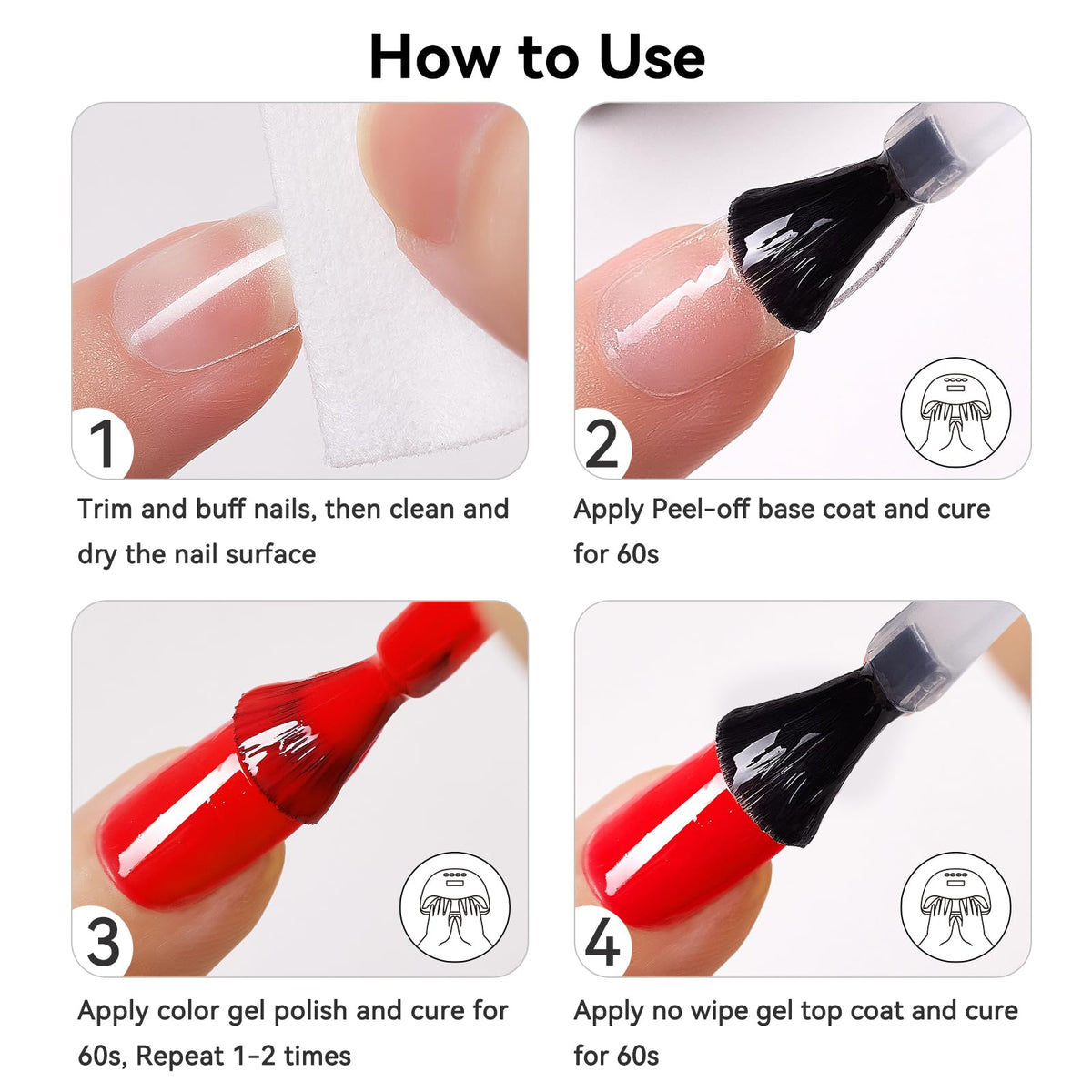 Makartt Peelable Base Coat -15ML Peel off Clear Nail Coat with 2 Wooden Stick, Easy Removal Gel Base Coat for Nail Art Beginners,UV Lamp Required, Ideal for DIY Home Manicure Salon Use