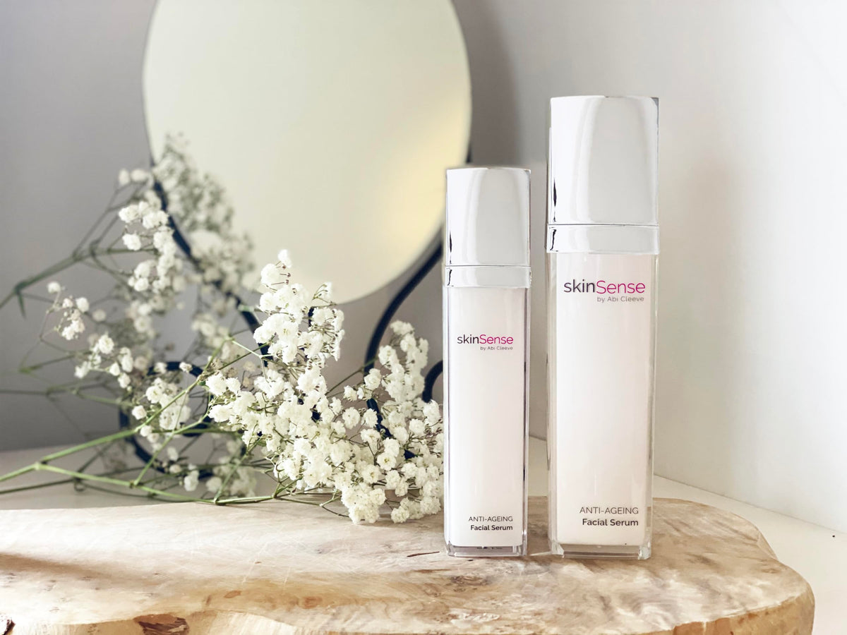 skinSense by Abi Cleeve SkinSense Anti-Ageing Revitalising Facial Serum, Day Moisturiser for Women Anti-Ageing, Skin Repair Cream, Face Brightening, Face Serum for Women with Mature Skin