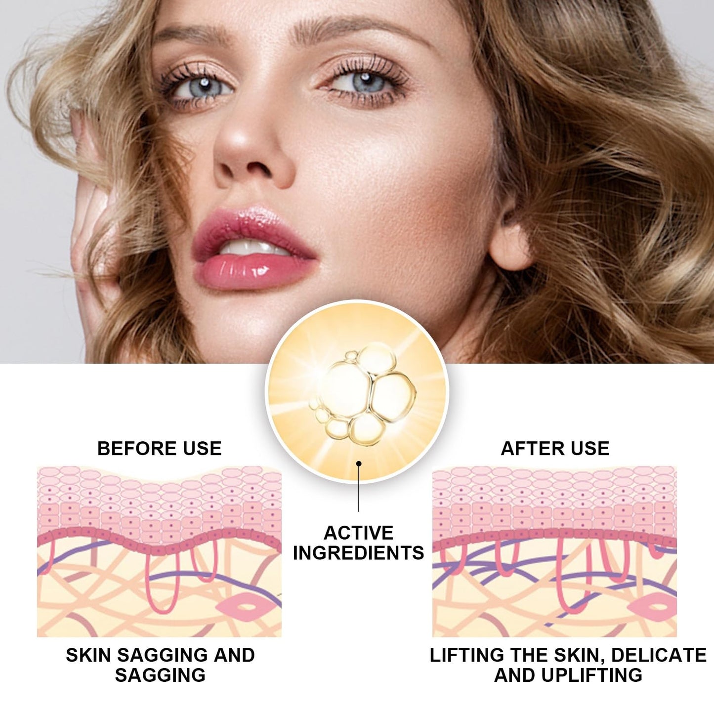 Xunzhi Instant Wrinkle Eraser,Skips the Line Instant Wrinkle Eraser Face Cream,Instant Wrin/kle Remover Serum Fir/ming Lotio/n,Firmin/g Peptides Lotion Se/rum,Firmi/ng Seru/m,Skin Tightening Cream