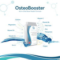 Xspan Labs OsteoBooster 90 Capsules – All-in-One Bone Support Formula – Contains Calcium, Vitamins D3 & K2, Magnesium Plus a Host of Other Essential Calcium utilisation Vitamins and Minerals